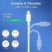 3Pack 6FT 60W USB C Charger Cable white 3Pack 6FT 60W USB C Charger Cable white