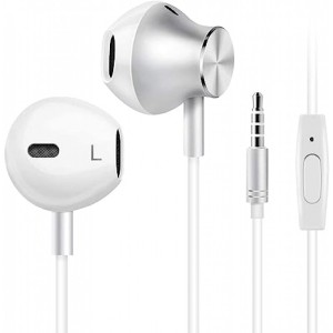 Headphones with USB C In-Ear Headphones Sliver