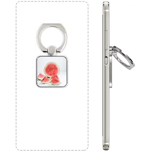Fresh Watermelon Summer Fruit Picture Square Cell Phone Ring Stand Fresh Watermelon Summer Fruit Picture Square Cell Phone Ring Stand